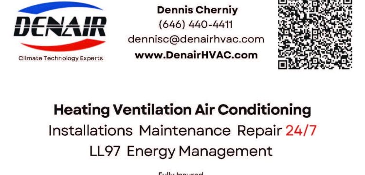 ! Denair HVAC Business Card 2024 r