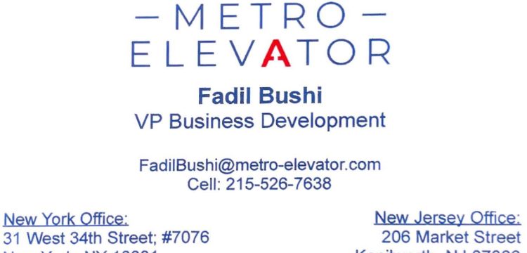Metro Elevator
